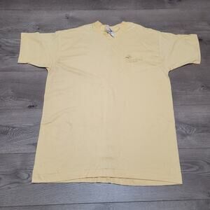 Vintage Barona Casino Shirt Adult Extra Large Yellow Embroidered Souvenir Tee